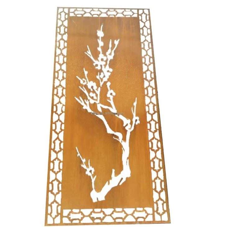 Corten Steel Garden Panels