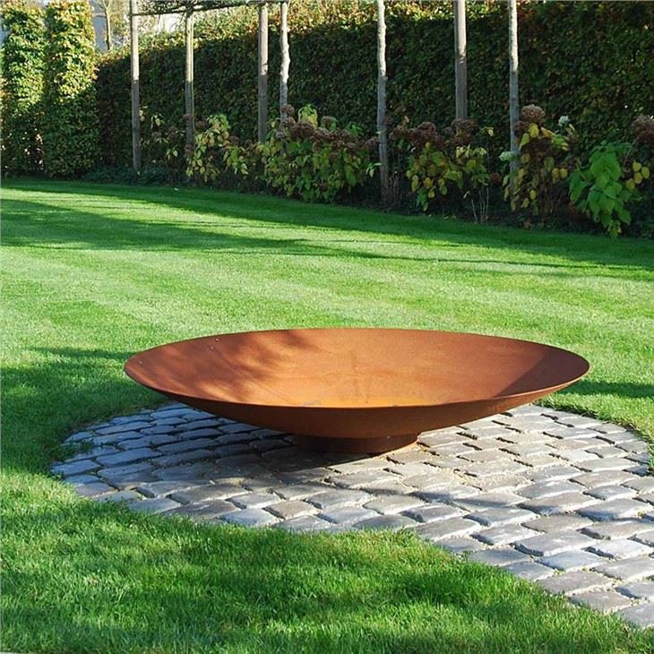 Corten Steel Low Smoke Fire Pit