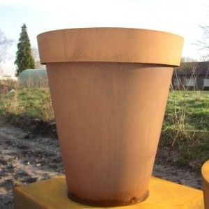 Decoration Corten Steel Metal Planter