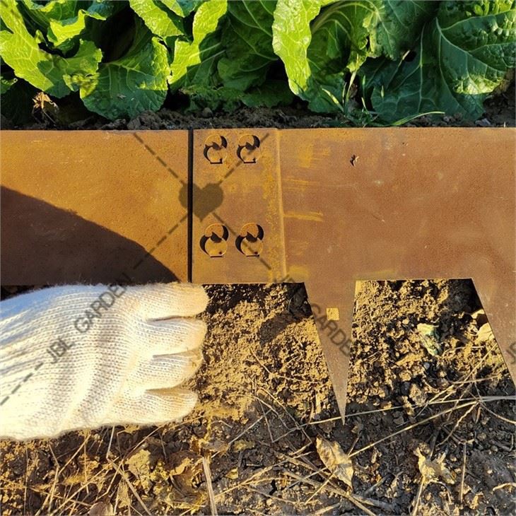 Garden Edging Black Metal