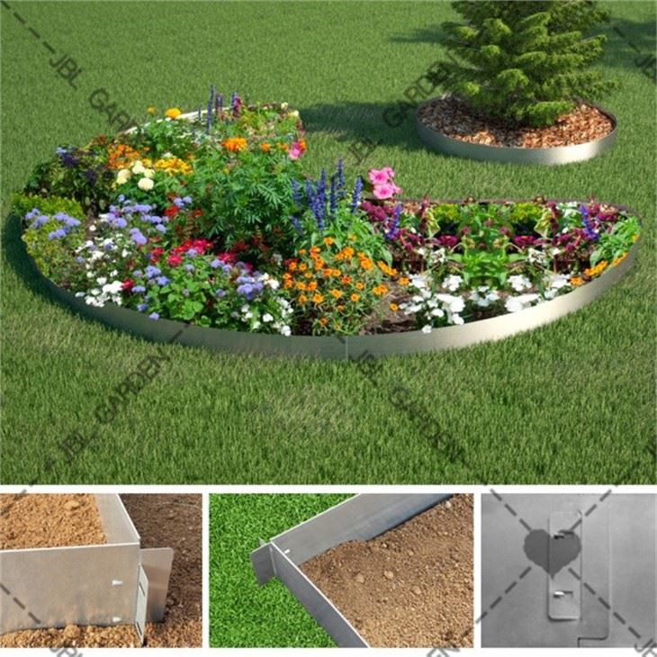 Garden Edging Black Metal