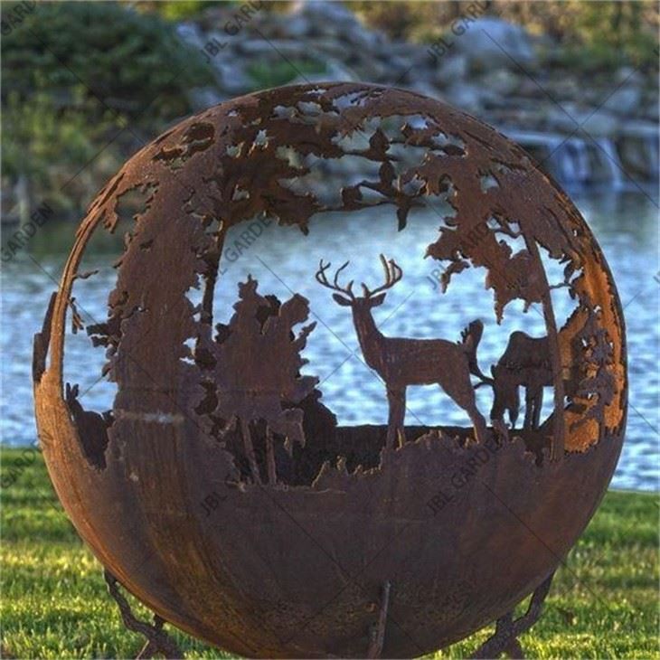 Handmade Cutting Fire Sphere