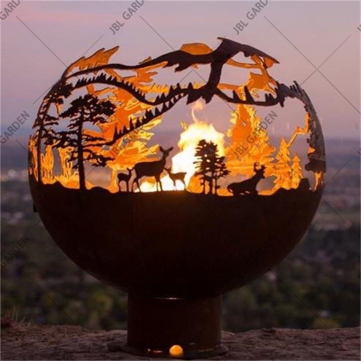 Handmade Cutting Fire Sphere