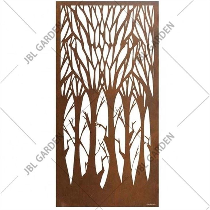 Metallic Screen Rusty Panel