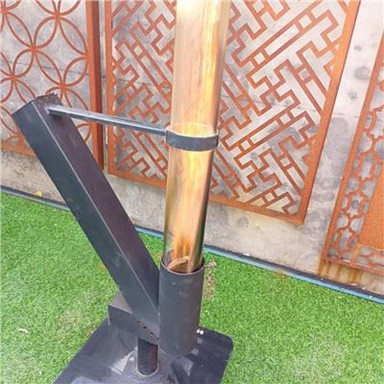 Тераса за грејање на пелете