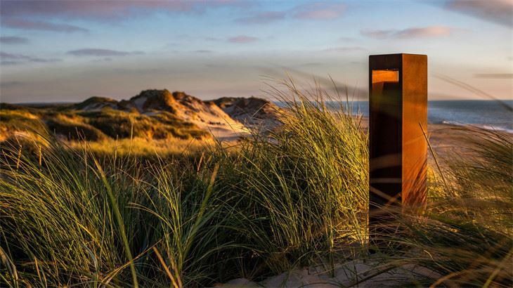 Morden Corten Steel Light Box factory
