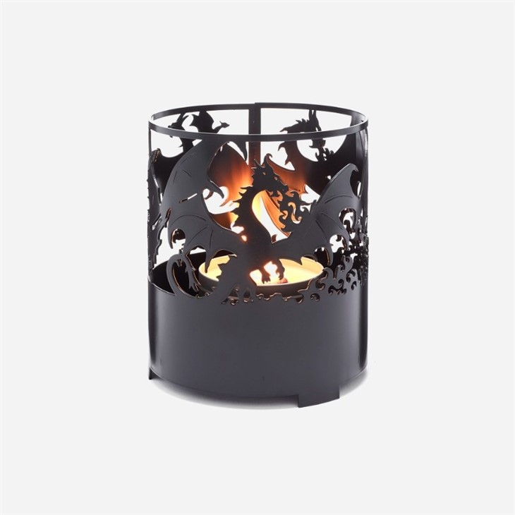 Black Tabletop Firepit