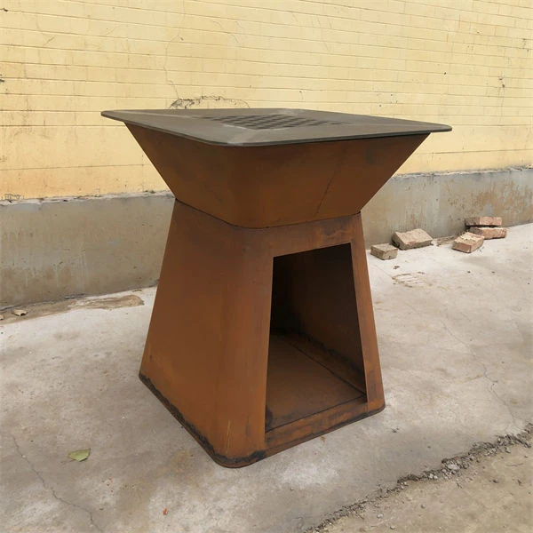 Corten Steel Modern BBQ Grill suppliers