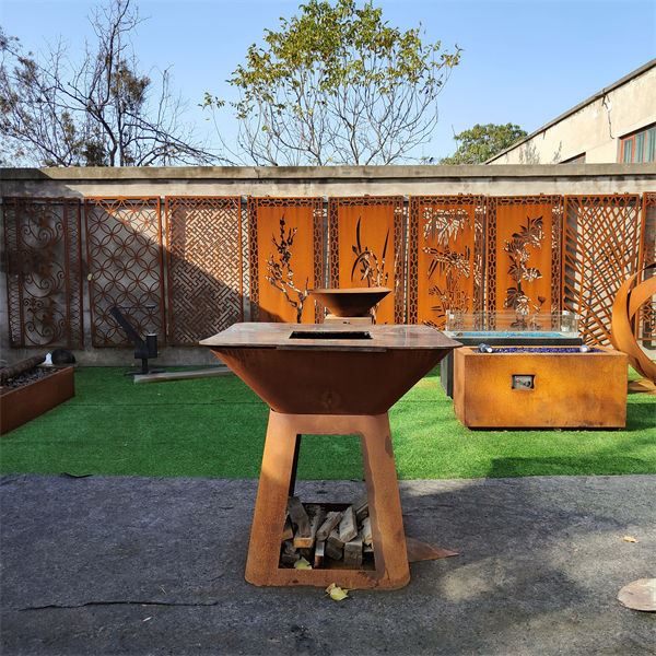 Corten Steel Modern BBQ Grill price