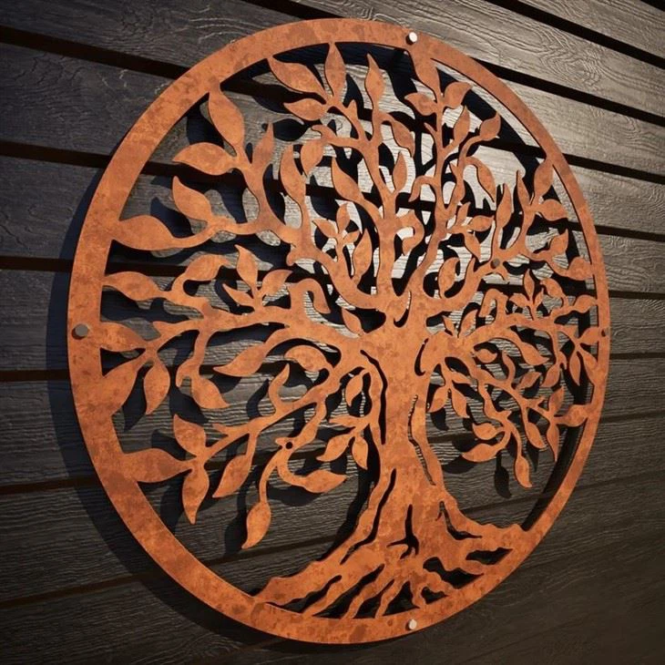 Corten Steel Tree Of Life Metal Wall Art best