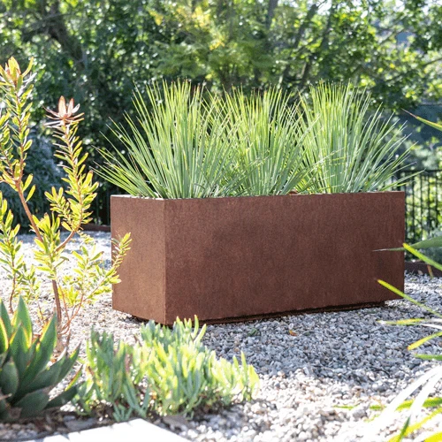 Custom Patio Steel Planters best