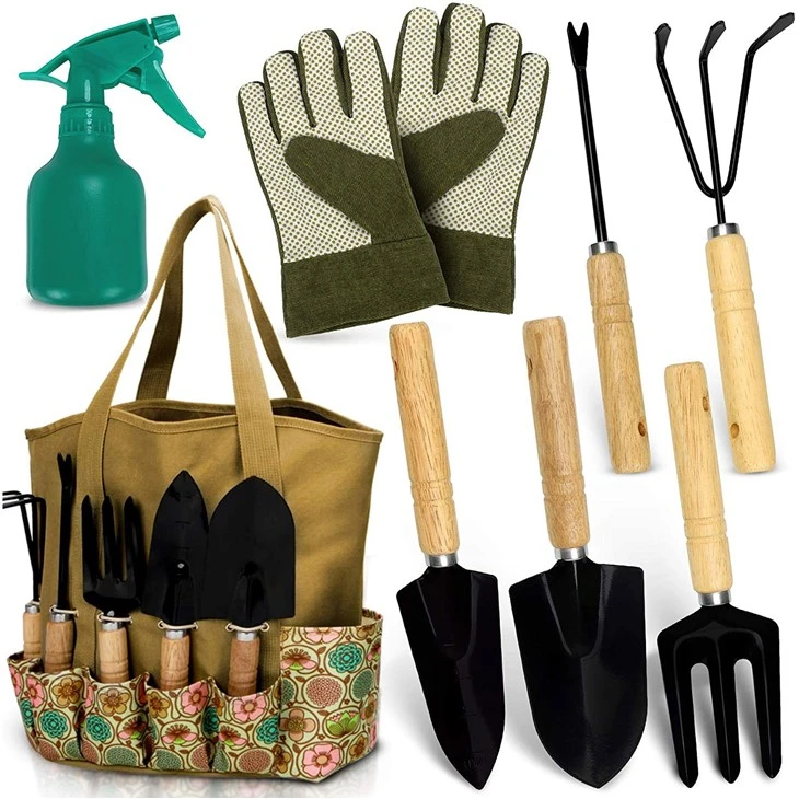 Garden Hand Tool Set With Bag