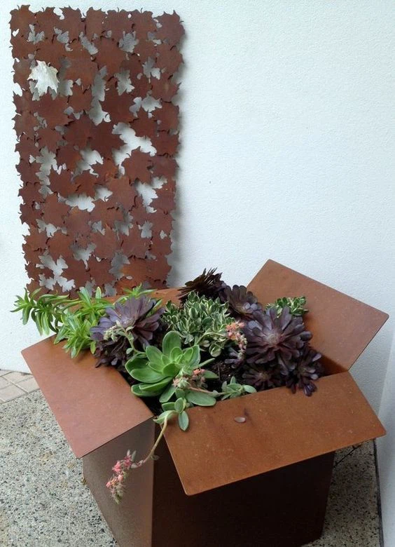 Iron Flowerpots