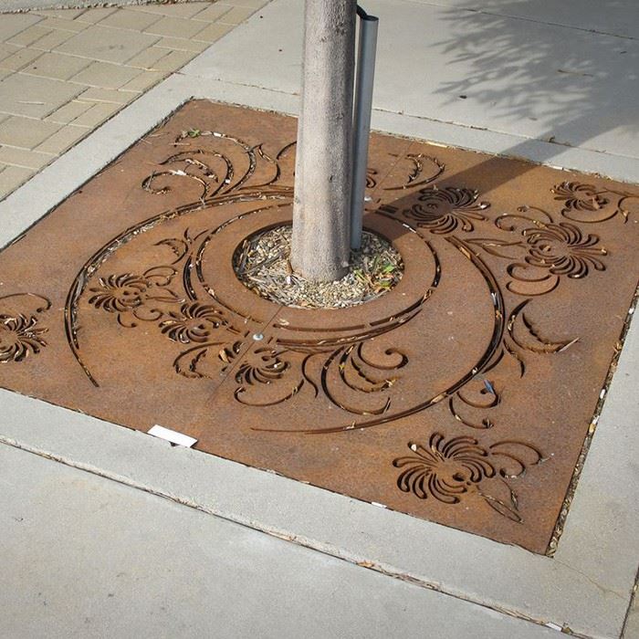 Premium Weathering Steel Tree Grate best
