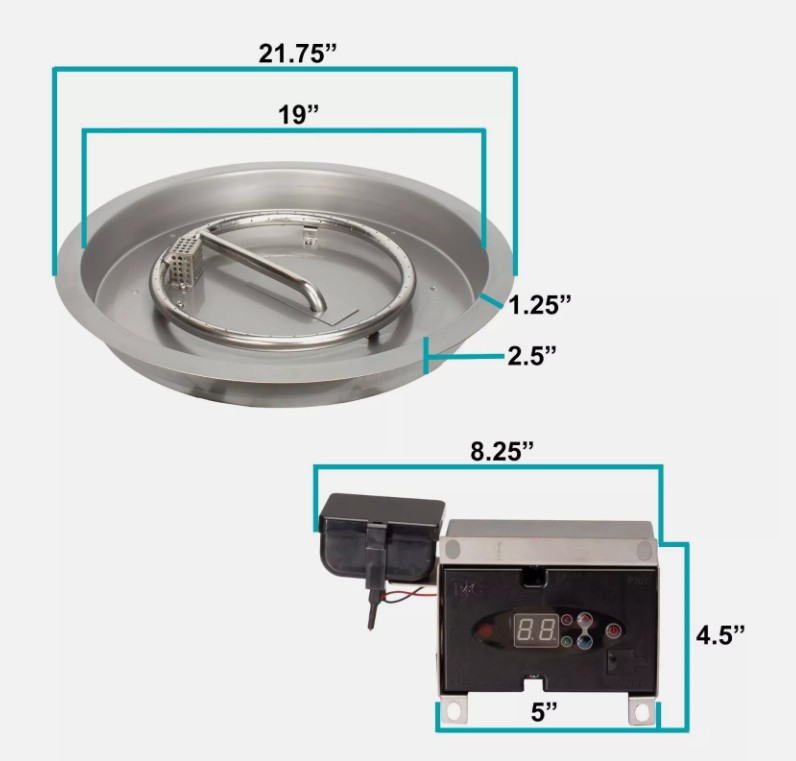 remote fire pit burner remote fire pit burner