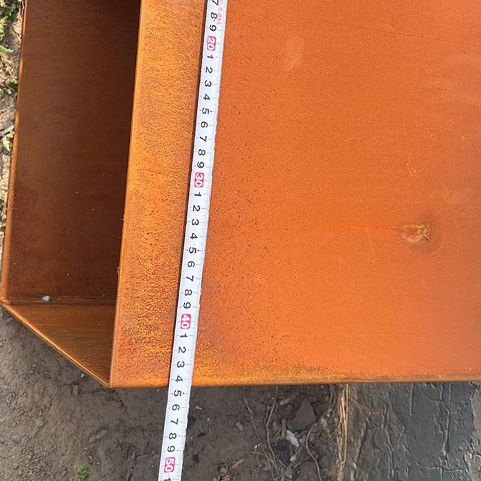 Rust Finish Corten Garden Planter factory