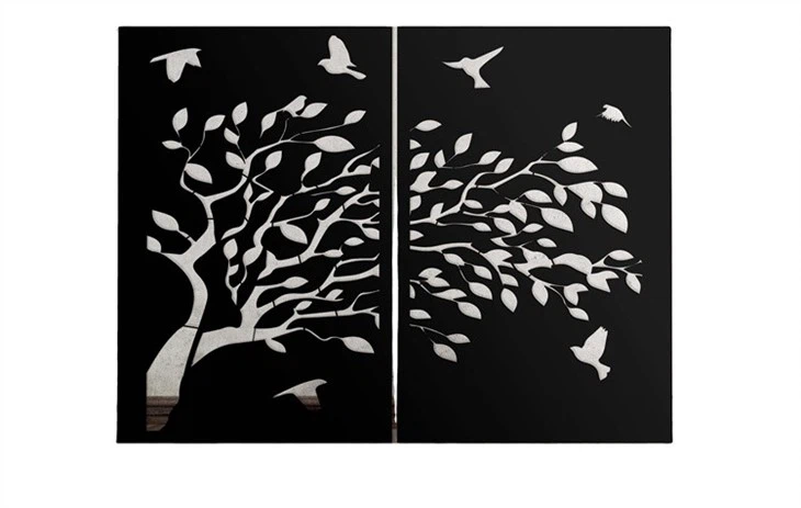 Rust Metal Privacy Screen