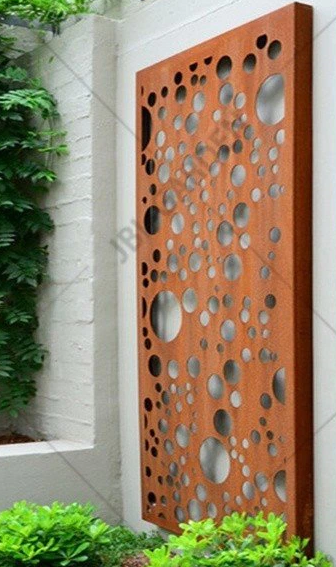 Метална челична плоча за башту