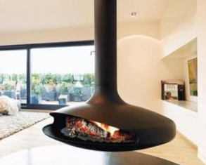 Камин на дрвени угаљ