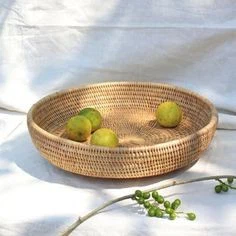 Woven Picnic Food Basket